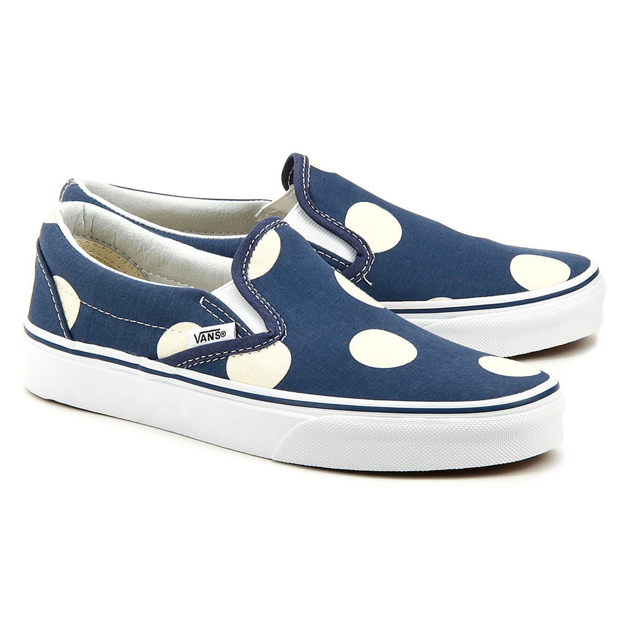 Vans Classic Dot Blue Womens Plimsolls