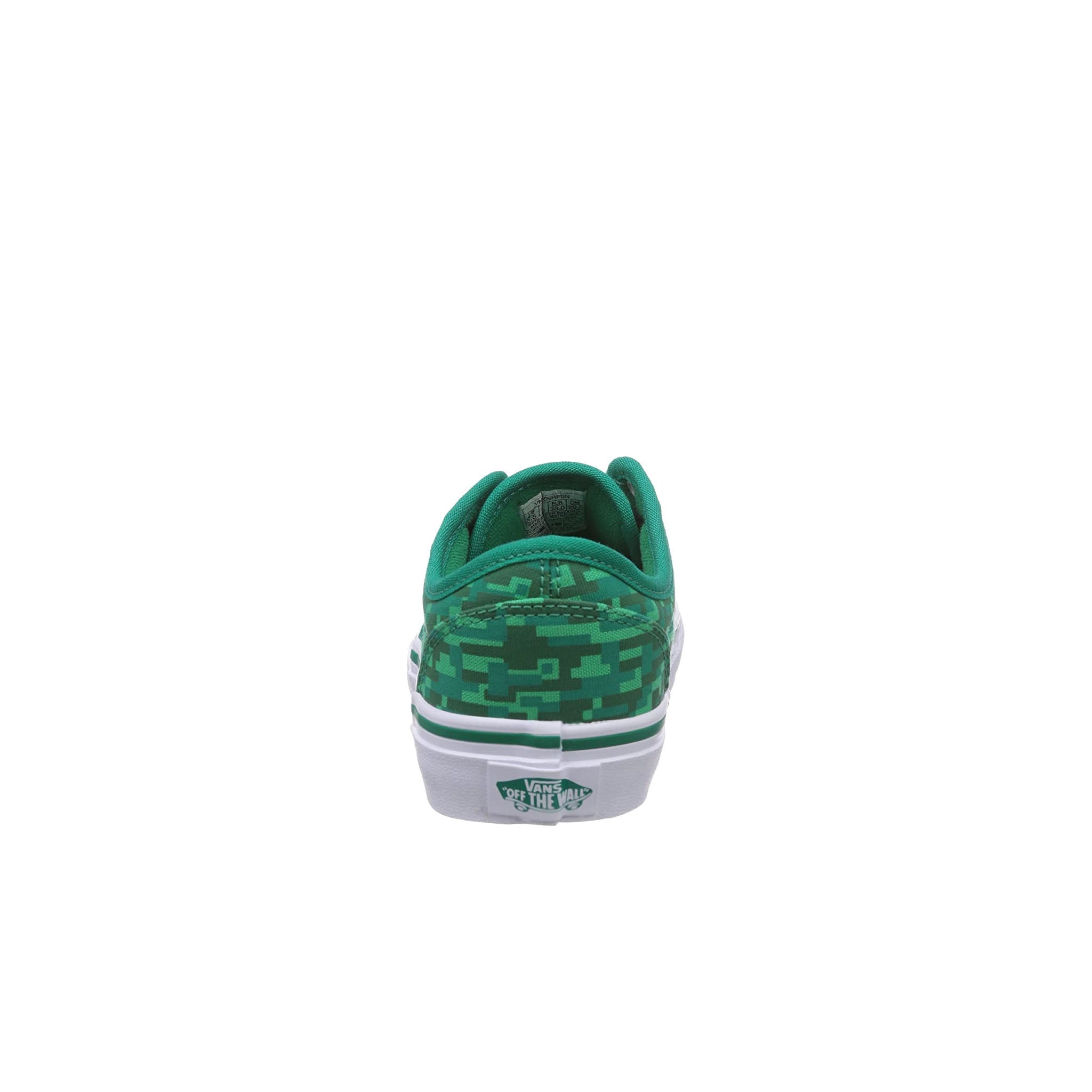 Vans Atwood Lace-Up Green Canvas Kids Plimsolls ZNRFDN