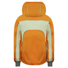 Trespass Long Sleeve Zip Up Waterproof Orange Junior Jacket ZY4023 MANDARIN